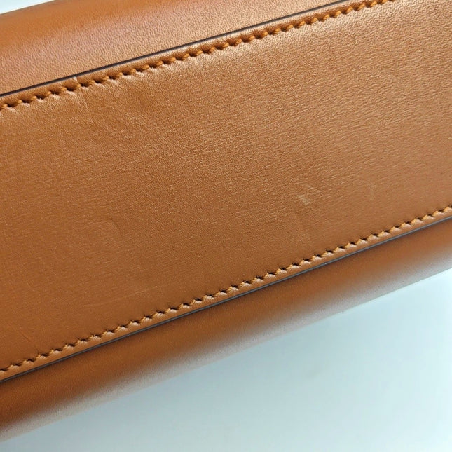 YSL Manhatten Shoulder Bag Brown Shoulder