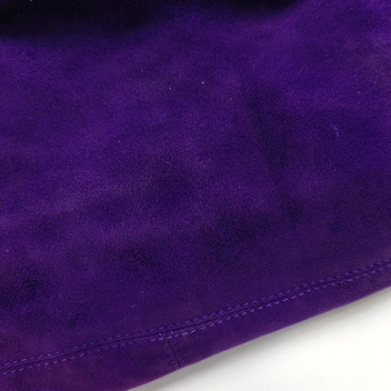 Fendi Mamma Baguette Purple Suede Leather