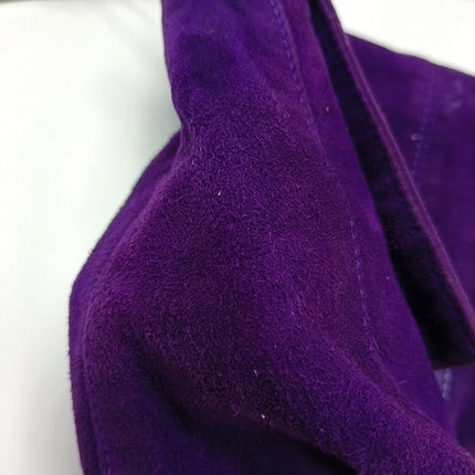 Fendi Mamma Baguette Purple Suede Leather