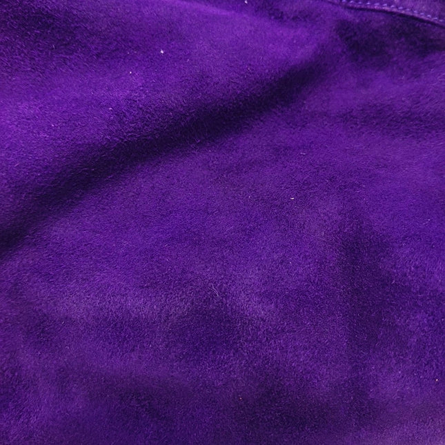 Fendi Mamma Baguette Purple Suede Leather