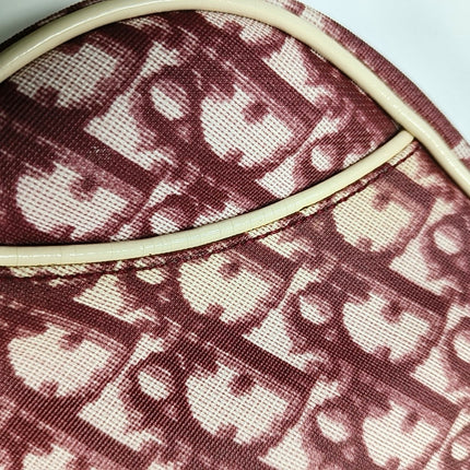 Dior Saddle Mini Classic Red Oblique Monogram Clutch Bag