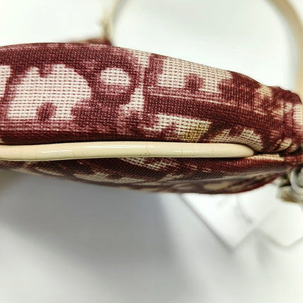 Dior Saddle Mini Classic Red Oblique Monogram Clutch Bag