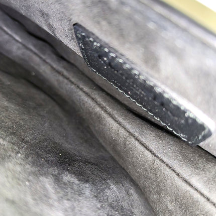 Dior Saddle Mini Black and White checkered Pattern Sequins