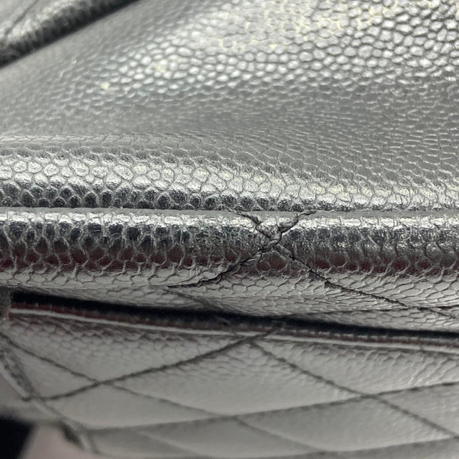 Chanel PST Petite Shopping Tote Black Caviar Leather Gold Hardware 2012