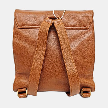 Chanel Vintage Backpack Tan Brown Caviar Leather Gold Hardware 1997-99