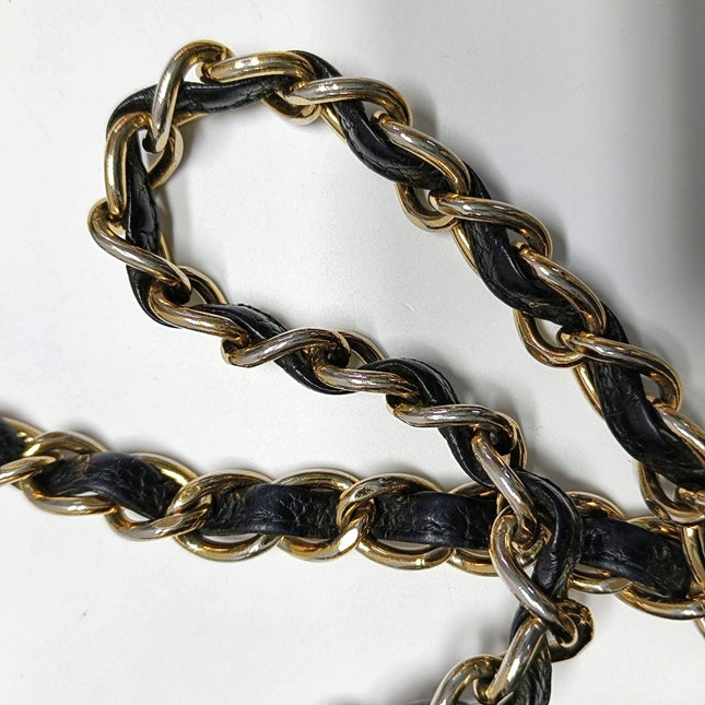 Chanel Classic Flap Maxi Black Caviar Leather Single Flap with Gold Hardware