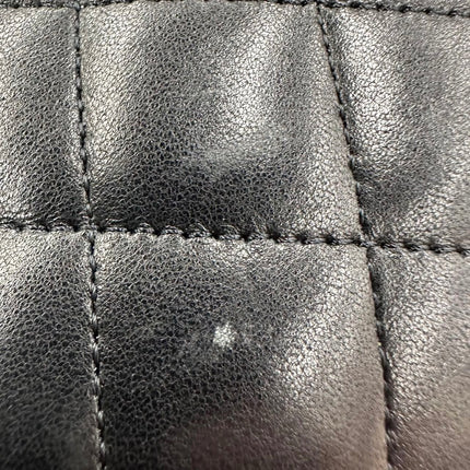 Chanel 2011 Timeless Classic Flap Medium Black Lambskin Leather Gold Hardware