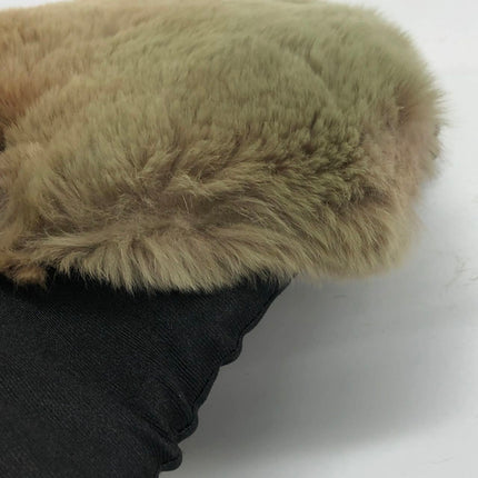 Chanel Fur Flap Bag Brown Grey Chincilla Bag Multi-Layer Chain