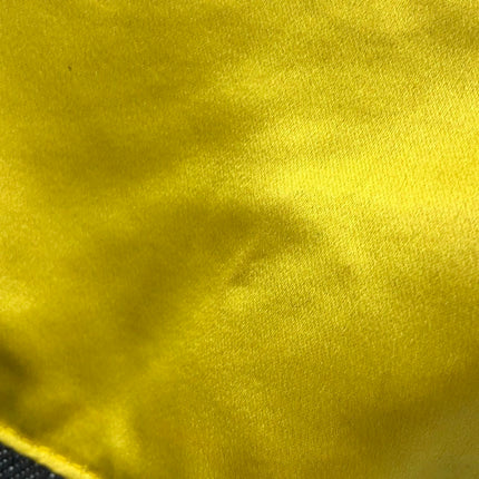 FENDI Mamma Baguette Blue Denim with Floral Beads Vintage