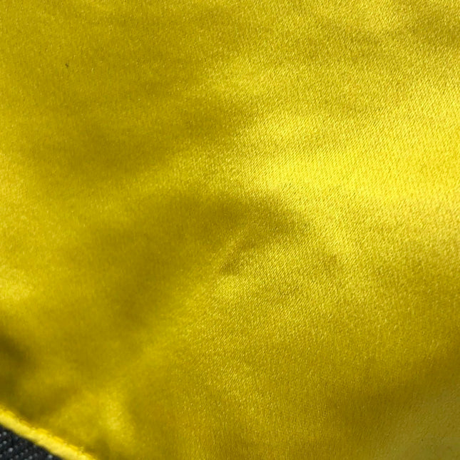 FENDI Mamma Baguette Blue Denim with Floral Beads Vintage