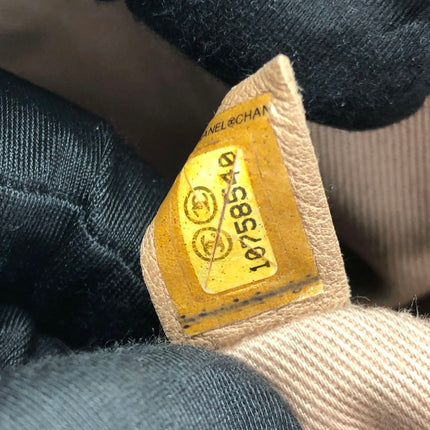 Chanel Brown Diamond Stitch Tote Calfskin Leather Zipper Bowler 2005-2006