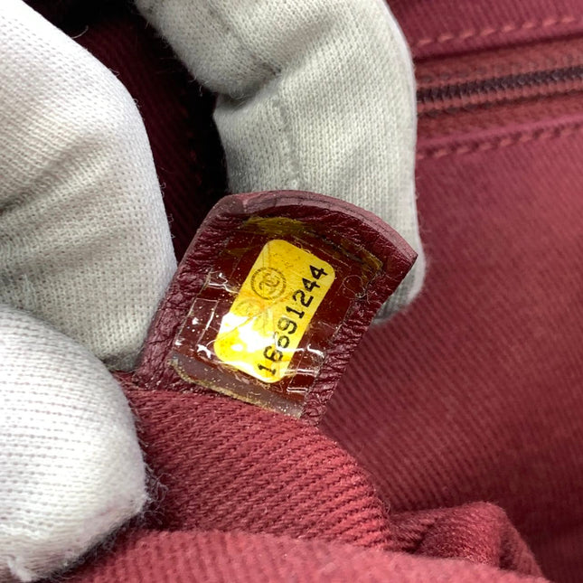 Chanel Shiva Flap Bag Jumbo Brown Quilted Shiny Caviar Leather Gold Hardware