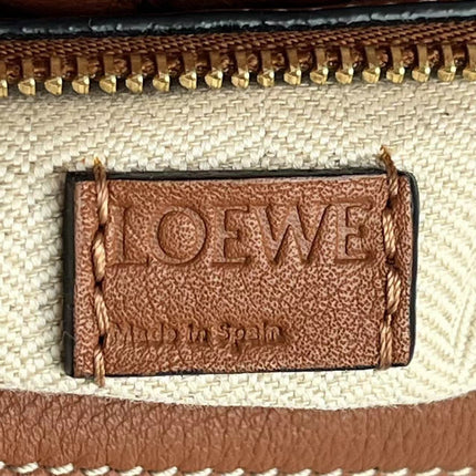 Loewe x William De Morgan Puzzle Small Embroidered Brown Yellow Multicolor