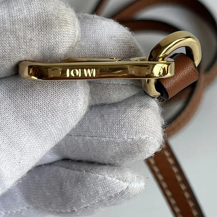 Loewe x William De Morgan Puzzle Small Embroidered Brown Yellow Multicolor