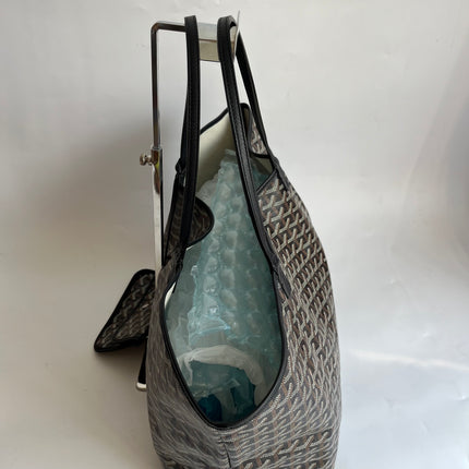 Goyard Saint Louis GM Tote Large Black Goyardine Canvas 2019