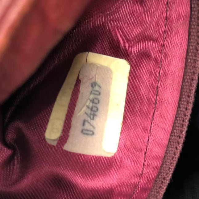 Chanel Vintage Drawstring Mini Bucket Bag Red Lambskin Matelasse