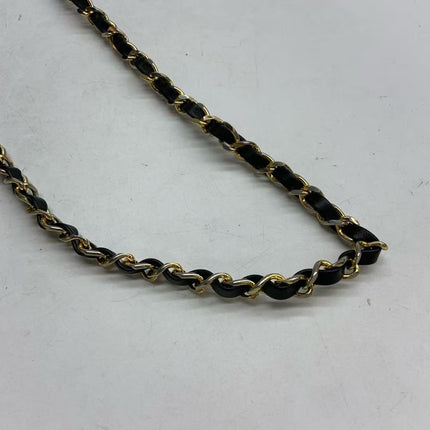 Chanel Vintage Mini Half Moon Flap Bag Black Lambskin Leather Gold Hardware 1986-1988