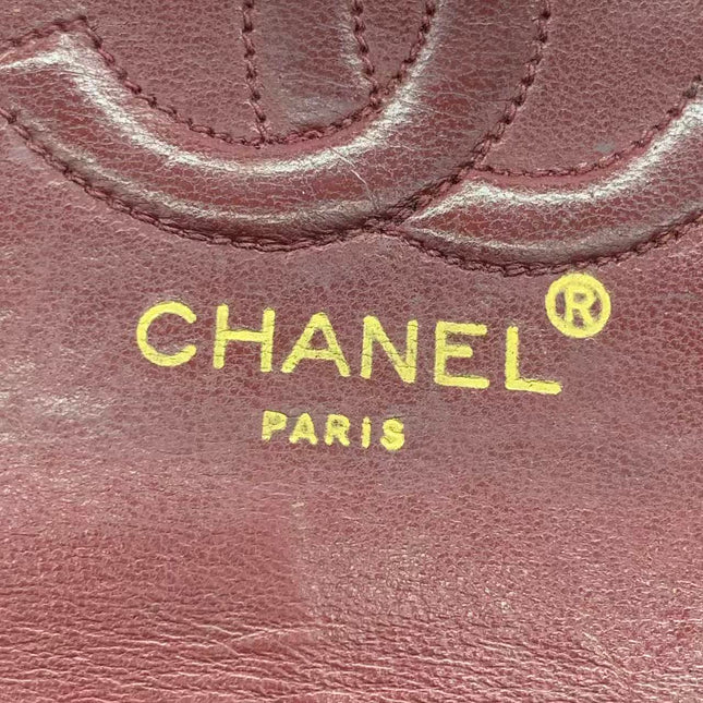 Chanel Vintage Mini Half Moon Flap Bag Black Lambskin Leather Gold Hardware 1986-1988