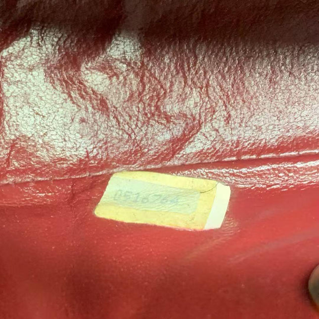 Chanel Vintage Mini Half Moon Flap Bag Black Lambskin Leather Gold Hardware 1986-1988