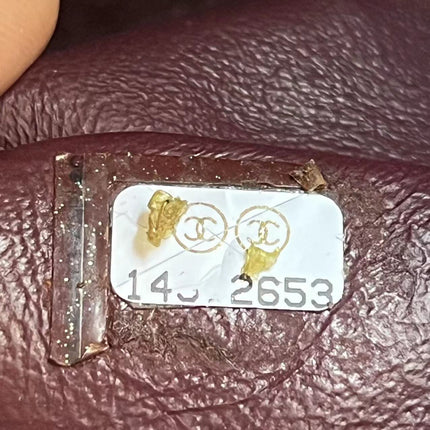 Chanel Classic Flap Jumbo Black Caviar Leather Double Flap Silver Hardware 2011