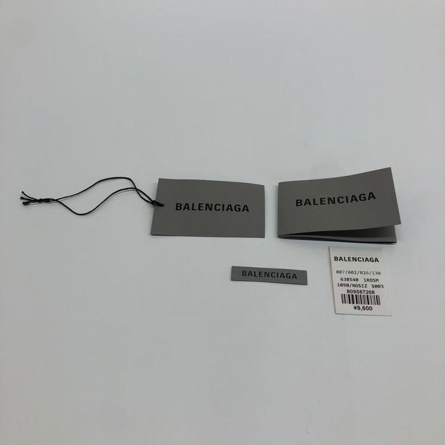 Balenciaga Pouch Black Crocodile Pattern Shiny Calfskin Leather With Strap