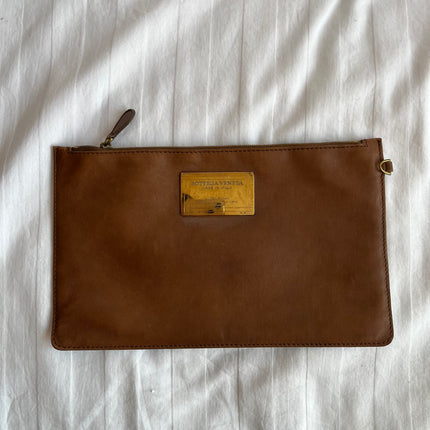 Bottega Veneta Cabat PM Intreccio Leather Tote Bag Chocolate Brown 32cm