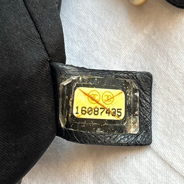 Chanel PST Petite Shopping Tote Black Caviar Leather Gold Hardware 2012