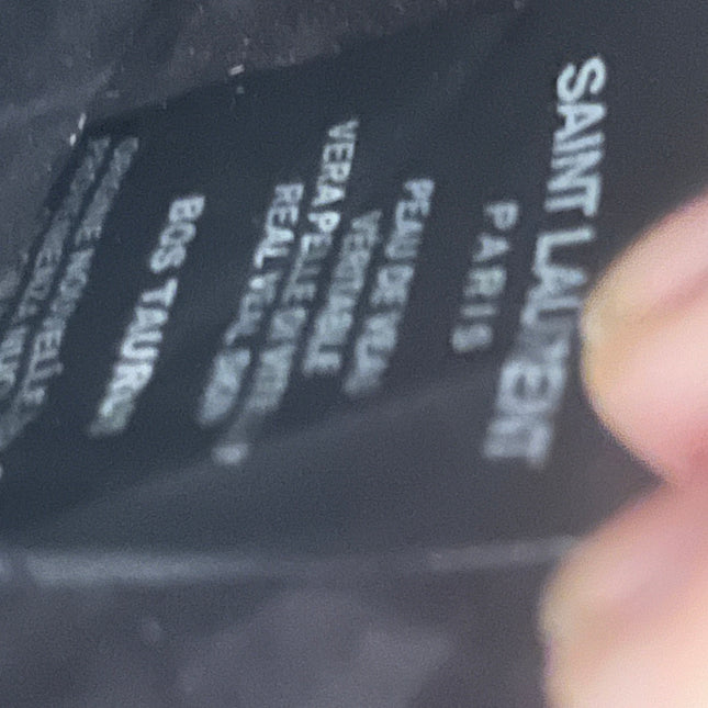 YSL Saint Laurent Kate Small Pony-style Calfskin Leather Leopard Print Tassle Crossbody Bag