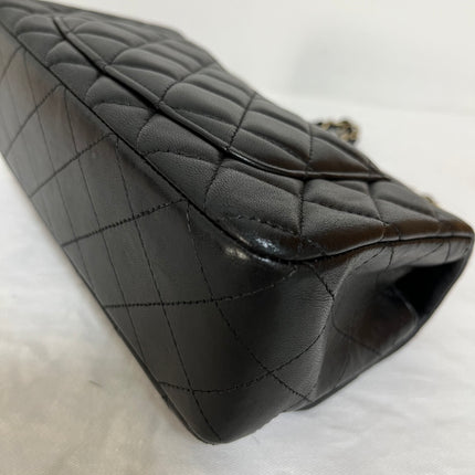 Chanel Classic Flap Rectangular Mini 2014 Black Lambskin Leather Gold Hardware