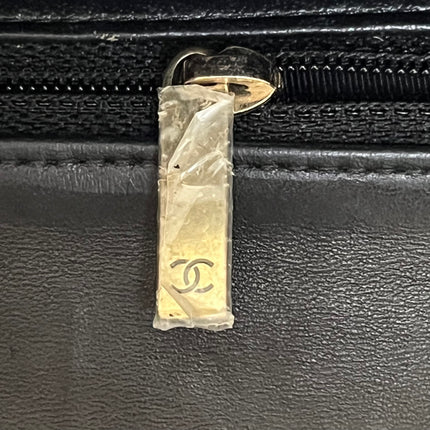 Chanel Classic Flap Rectangular Mini 2014 Black Lambskin Leather Gold Hardware