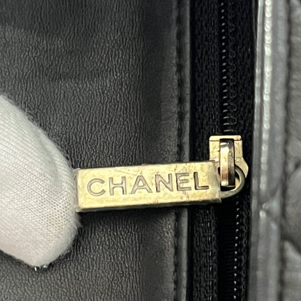 Chanel Classic Flap Rectangular Mini 2014 Black Lambskin Leather Gold Hardware