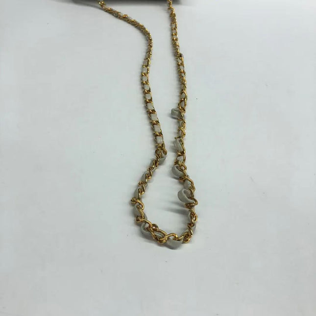 Chanel 1989-1991 White Lambskin Trapezium Shape Flap Bag