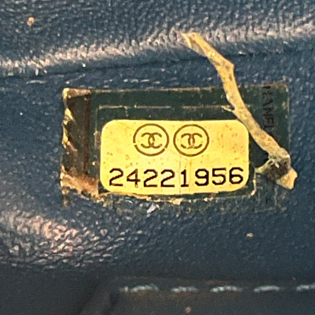 Chanel Rock My Shoulder Flap Bag Small Blue Quilted Calfskin Leather