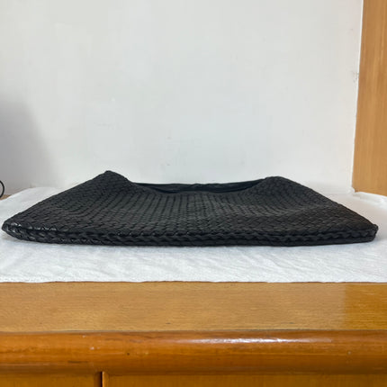 Bottega Veneta Veneta Hobo Maxi Black Leather 52cm