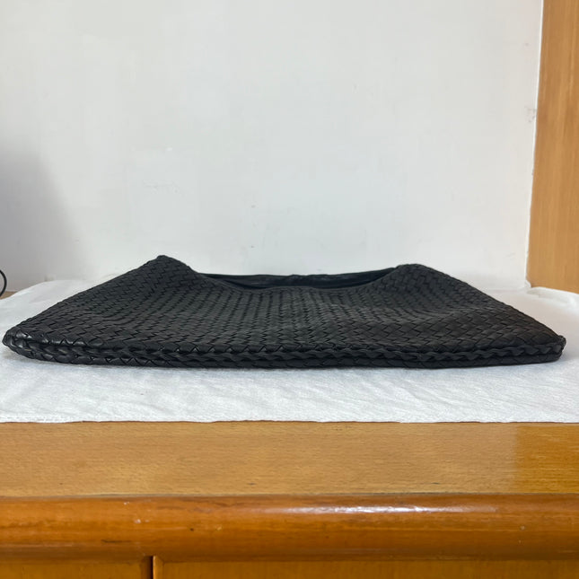 Bottega Veneta Veneta Hobo Maxi Black Leather 52cm