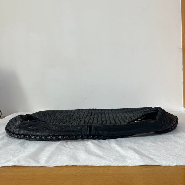 Bottega Veneta Veneta Hobo Maxi Black Leather 52cm