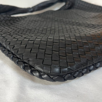Bottega Veneta Veneta Hobo Maxi Black Leather 52cm