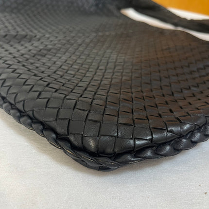 Bottega Veneta Veneta Hobo Maxi Black Leather 52cm