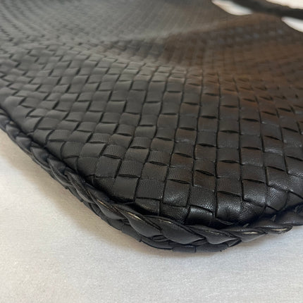 Bottega Veneta Veneta Hobo Maxi Black Leather 52cm