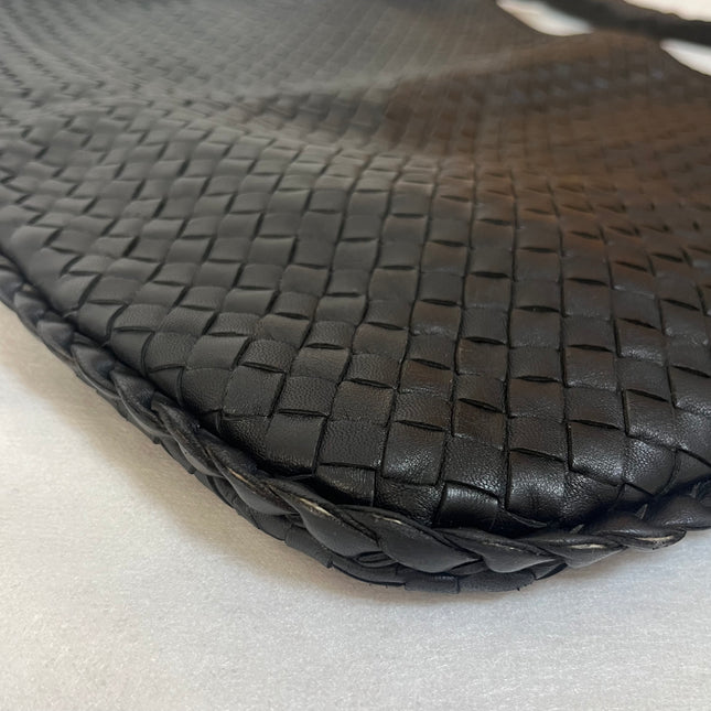 Bottega Veneta Veneta Hobo Maxi Black Leather 52cm