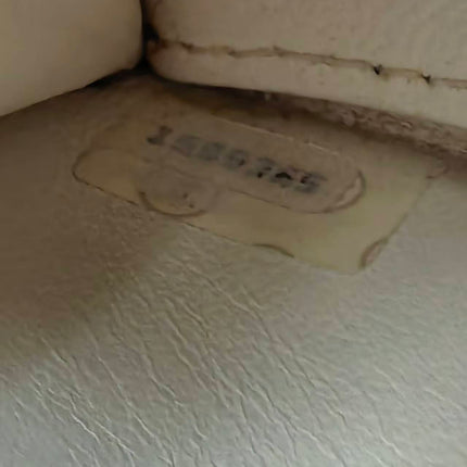 Chanel 1989-1991 White Lambskin Trapezium Shape Flap Bag