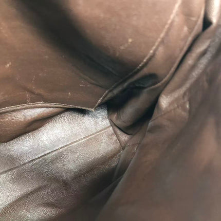 Chanel Vintage Kelly Brown Suede Leather Shoulder Bag Silver Hardware, 1996-1997