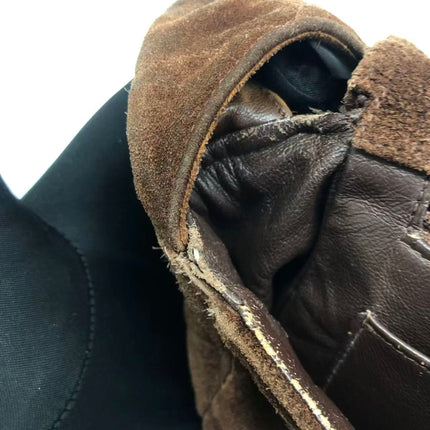 Chanel Vintage Kelly Brown Suede Leather Shoulder Bag Silver Hardware, 1996-1997