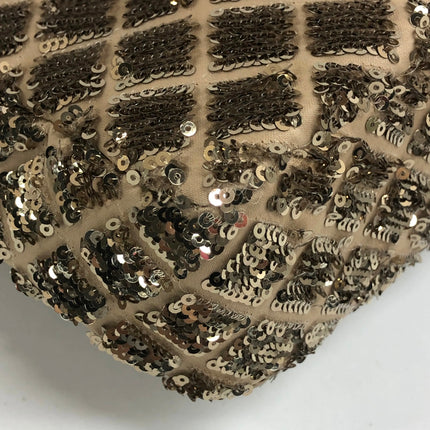 Chanel Glitter Flap Bag Medium Gold Glitter Sequins and Fabric