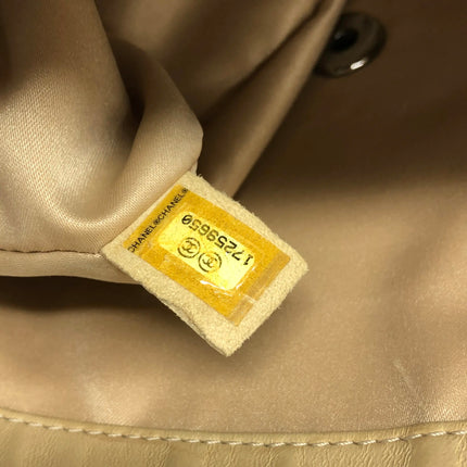 Chanel Glitter Flap Bag Medium Gold Glitter Sequins and Fabric