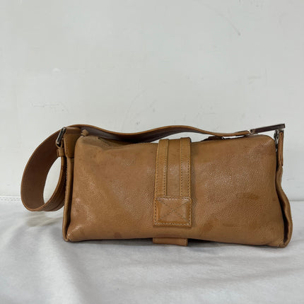 Dior Flight Medium Tan Brown Calfskin Leather Shoulder Bag