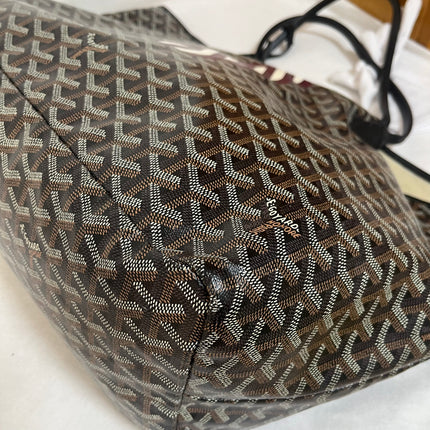 Goyard Saint Louis GM Tote Large Black 2019 With Prints