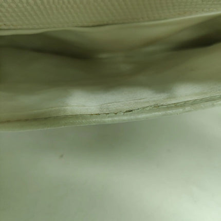 Chanel Vintage Camera Bag White Lizard-skin Leather 1986-1988