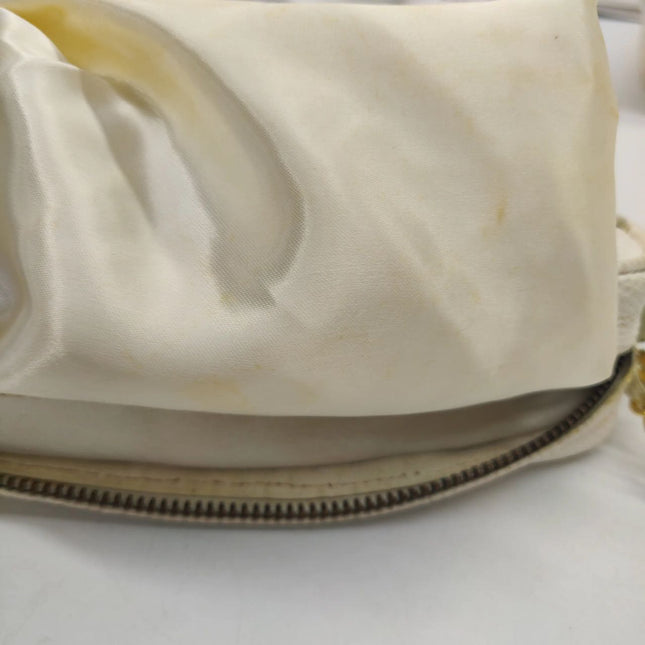 Chanel Vintage Camera Bag White Lizard-skin Leather 1986-1988