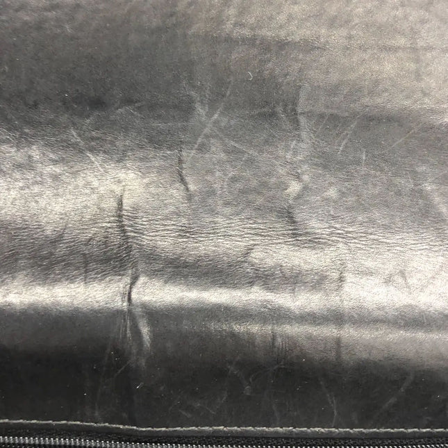 Chanel Vintage Kelly Style Black Leather Shoulder Bag Diamond Stitch Medium